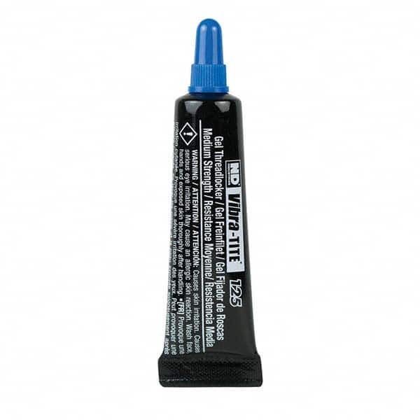 Vibra-Tite - 6 mL Tube, Blue, Medium Strength Gel Threadlocker - Apex Tool & Supply