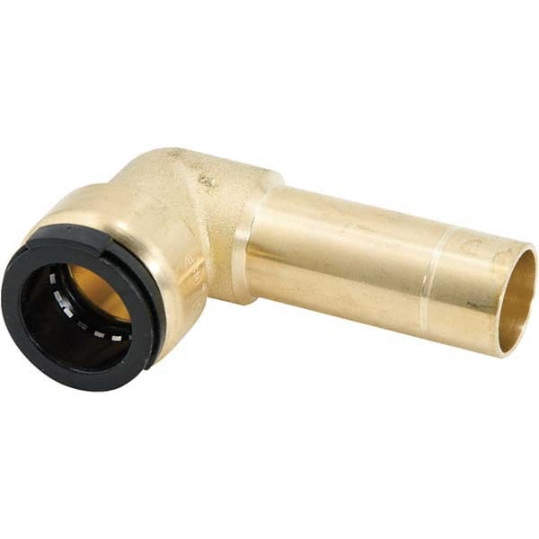 Watts - Metal Push-To-Connect Tube Fittings Type: Elbow Tube Outside Diameter (Inch): 0.5 - Apex Tool & Supply