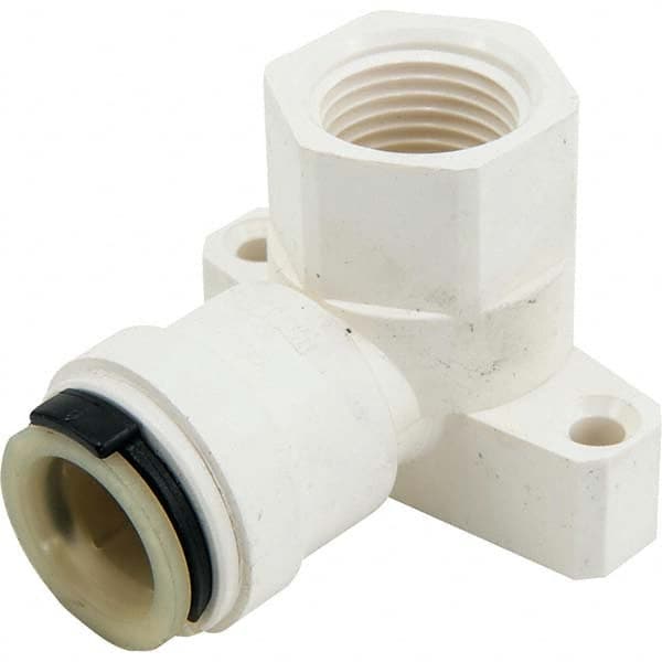 Watts - Plastic Push-To-Connect Tube Fittings Type: Drop Ear Elbow Tube Outside Diameter (mm): 12.7 - Apex Tool & Supply