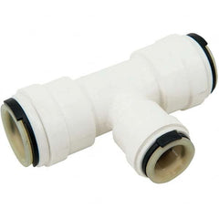 Watts - Plastic Push-To-Connect Tube Fittings Type: Reducing Tee Tube Outside Diameter (mm): 19.05 x 19.05 x 12.7 - Apex Tool & Supply