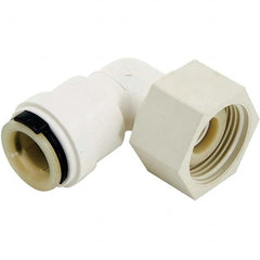Watts - Plastic Push-To-Connect Tube Fittings Type: Swivel Elbow Tube Outside Diameter (mm): 12.7 - Apex Tool & Supply