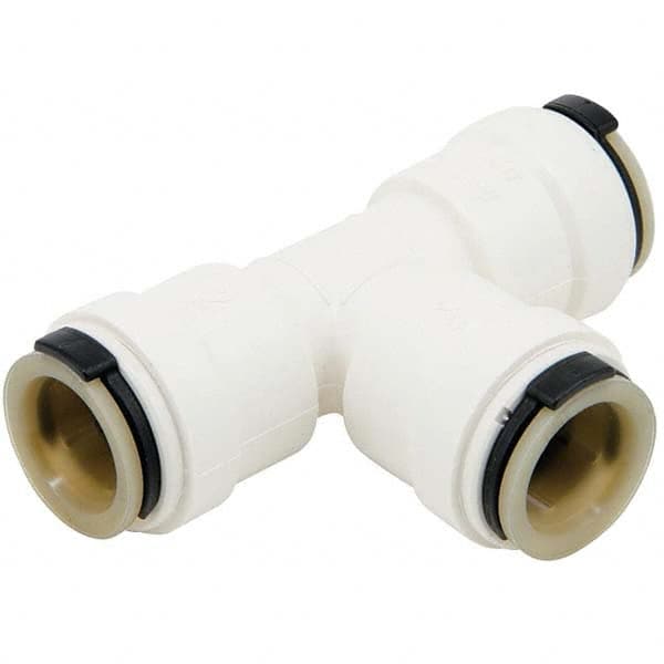 Watts - Plastic Push-To-Connect Tube Fittings Type: Union Tee Tube Outside Diameter (mm): 12.7 - Apex Tool & Supply