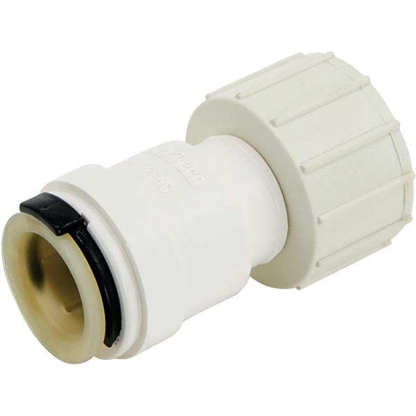 Watts - Plastic Push-To-Connect Tube Fittings Type: Female Union Tube Outside Diameter (mm): 12.7 x 19.05 - Apex Tool & Supply