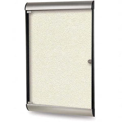 Ghent - Cork Bulletin Boards Style: Enclosed Bulletin Board Color: Ivory - Apex Tool & Supply