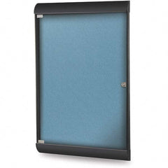 Ghent - Cork Bulletin Boards Style: Enclosed Bulletin Board Color: Ocean - Apex Tool & Supply