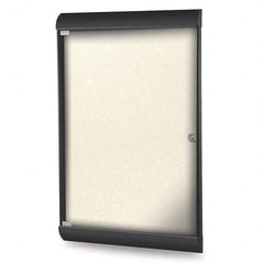 Ghent - Cork Bulletin Boards Style: Enclosed Bulletin Board Color: Ivory - Apex Tool & Supply
