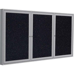 Ghent - Cork Bulletin Boards Style: Enclosed Recycled Rubber Bulletin Board Color: Confetti - Apex Tool & Supply