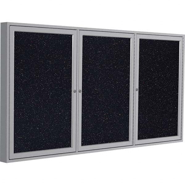 Ghent - Cork Bulletin Boards Style: Enclosed Recycled Rubber Bulletin Board Color: Confetti - Apex Tool & Supply