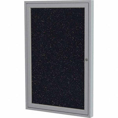 Ghent - Cork Bulletin Boards Style: Enclosed Recycled Rubber Bulletin Board Color: Confetti - Apex Tool & Supply