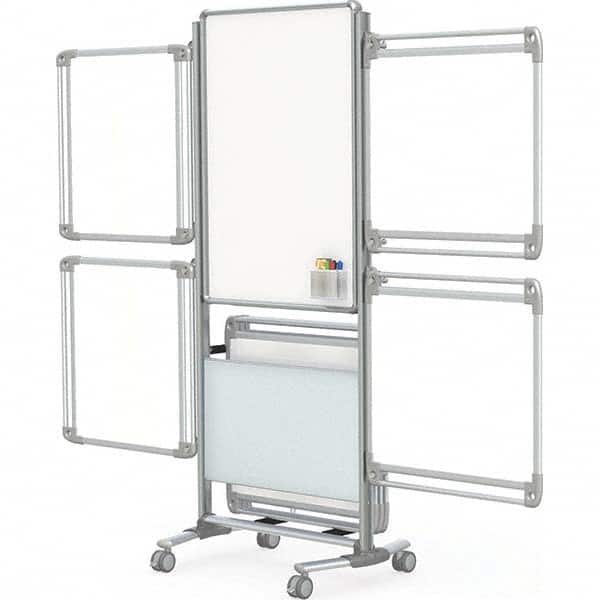 Ghent - Whiteboards & Magnetic Dry Erase Boards Type: Porcelain on steel Magnetic marker board Height (Inch): 73-1/8 - Apex Tool & Supply