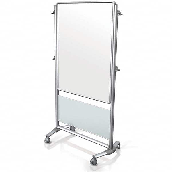 Ghent - Whiteboards & Magnetic Dry Erase Boards Type: Porcelain on steel Magnetic marker board Height (Inch): 75-5/8 - Apex Tool & Supply