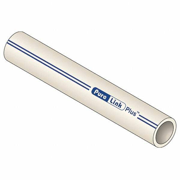 Mueller Industries - 0.862" ID x 1-1/8" OD, 100' Long, PEX-A Tube - Natural with Blue Print, 100 Max psi - Apex Tool & Supply