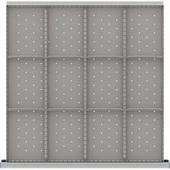 LISTA - 12-Compartment Drawer Divider Layout for 3.15" High Drawers - Apex Tool & Supply