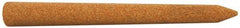 Norton - 3" Long x 5/16" Diam x 5/16" Thick, Aluminum Oxide Sharpening Stone - Round Pointed, Medium Grade - Apex Tool & Supply