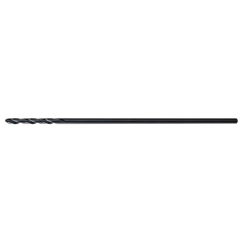 1/8 RHS / RHC HSS 135 Degree Split Point Aircraft Extended Length Extension Drill - Steam Oxide - Exact Industrial Supply
