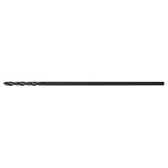 1/8 RHS / RHC HSS 135 Degree Split Point Aircraft Extended Length Extension Drill - Steam Oxide - Exact Industrial Supply