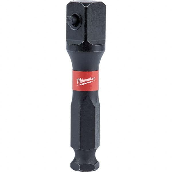 Milwaukee Tool - Socket Adapters & Universal Joints Type: Impact Adapter Male Size: 7/16 Socket Drive to 1/2 Hex - Apex Tool & Supply