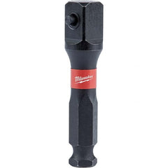 Milwaukee Tool - Socket Adapters & Universal Joints Type: Impact Adapter Male Size: 7/16 Socket Drive to 1/2 Hex - Apex Tool & Supply
