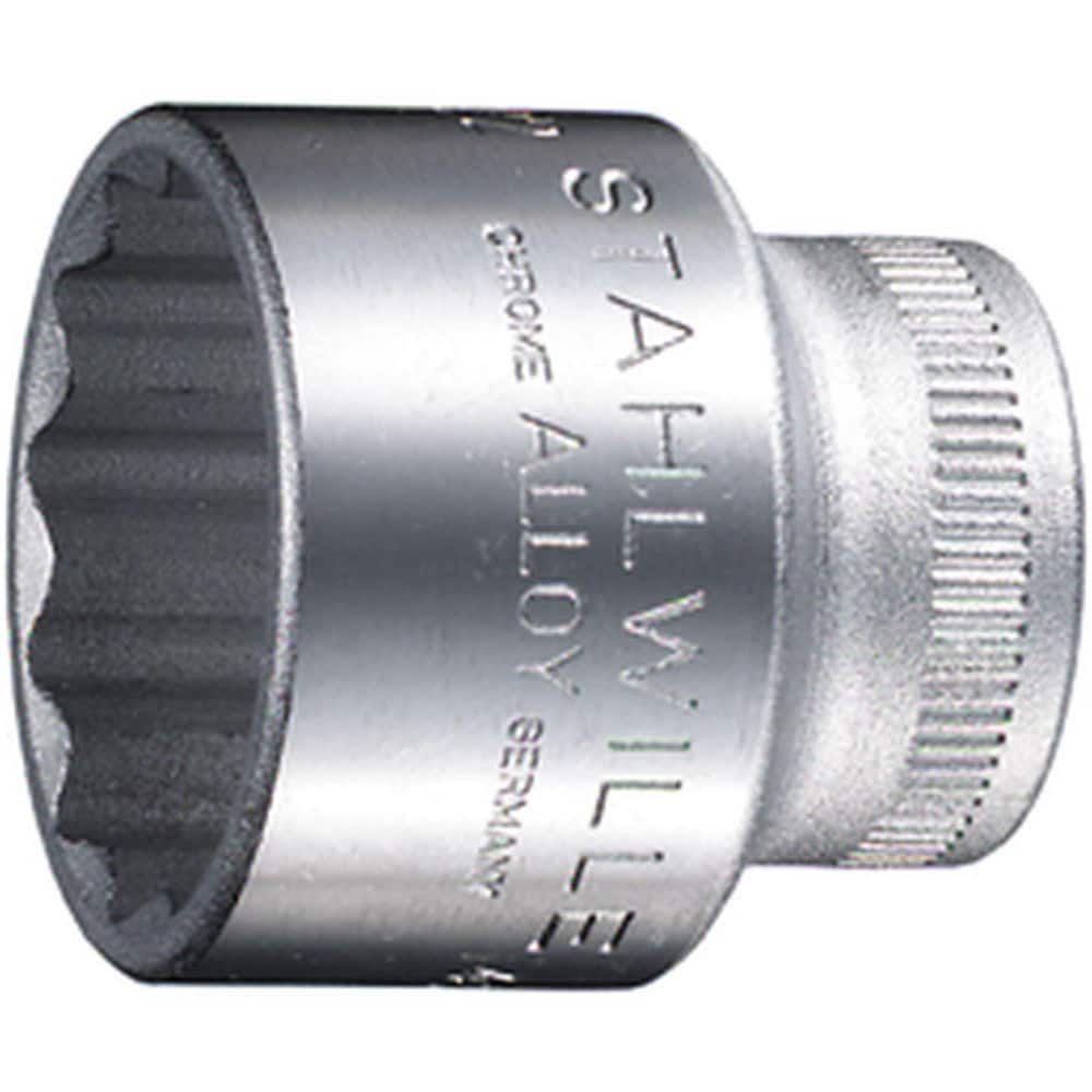 Hand Sockets; Socket Type: Standard; Drive Size: 3/8 in; Socket Size (Inch): 1; Drive Style: Hex; Overall Length (Decimal Inch): 1.3800; Material: Steel; Insulated: No; Tether Style: Not Tether Capable; Features: Anti-Slip Drive profile; Thin wall; Coatin