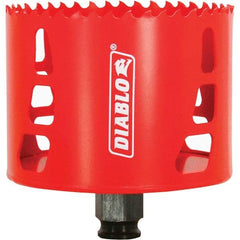 Freud - 3-1/2" Diam, 2-3/8" Cutting Depth, Hole Saw - Bi-Metal Saw, Toothed Edge - Apex Tool & Supply