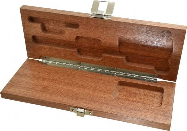 TESA Brown & Sharpe - Wood Caliper Case - 1 Piece, For Use with T-Bar Depth Base Attachments & Tri-Cal Universal Vernier Calipers - Apex Tool & Supply