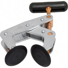 Kant Twist - 800 Lb, 2" Max Opening, 1-1/8" Open Throat Depth, 1-1/4" Closed Throat Depth, Cantilever Clamp - Polyethylene Jaw, T-Handle, 1-3/8" Max Width - Apex Tool & Supply