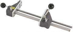 Heinrich - 12-3/4" Jaw Opening Capacity x 3" Throat Depth, Horizontal Drill Press Vise - 5-21/32" Wide x 1-3/4" High Jaw, Stationary Base, Standard Speed, 20-1/2" OAL x 1-3/4" Overall Height - Apex Tool & Supply