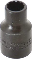 Proto - 5/16", 3/8" Drive, Standard Hand Socket - 12 Points, 1-3/32" OAL, Alloy Steel, Black Finish - Apex Tool & Supply