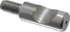 Bison - Lathe Chuck Camlock Stud - 6-1/4" Chuck Diam Compatible, D1-4 Mount, 5/8" OD, M10x1 Thread - Apex Tool & Supply