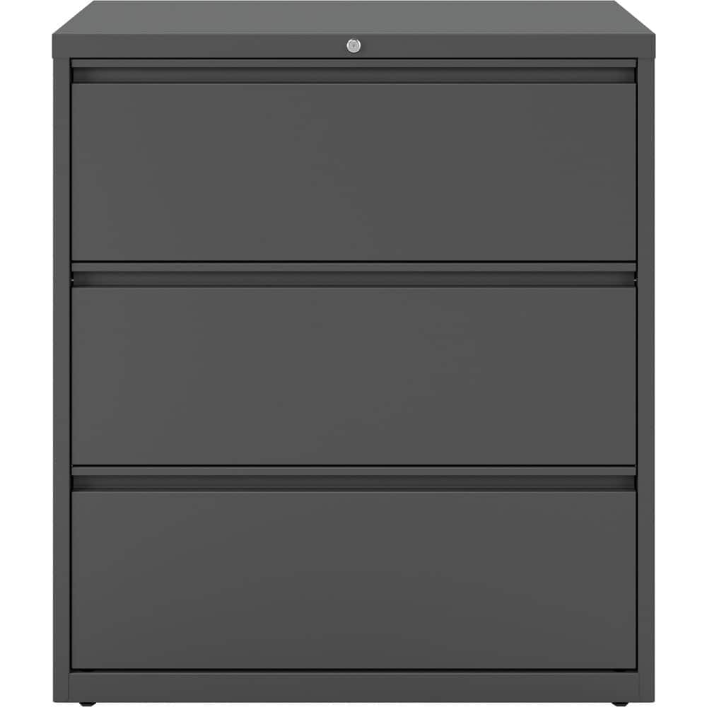 File Cabinets & Accessories; File Cabinet Type: Horizontal; Color: Charcoal; Material: Steel; Number Of Drawers: 2.000