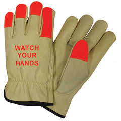 Select Grain Cowhide Leather Drivers Gloves Small - Apex Tool & Supply