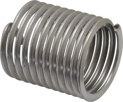 Heli-Coil - 1-1/2 - 6 UNC, 2-1/4" OAL, Free Running Helical Insert - 11-1/2 Free Coils, Tanged, 304 Stainless Steel, Bright Finish, 1-1/2D Insert Length - Apex Tool & Supply