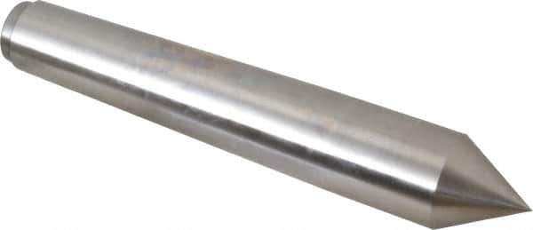 Riten - 1-1/2" Head Diam, Hardened Tool Steel Standard Point Solid Dead Center - Jarno 12 Taper, 1-1/2" Point Diam, 2-1/4" Point Length, 9" OAL - Apex Tool & Supply