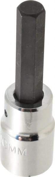 Proto - 1/2" Drive, 10mm Hex Bit Socket - 3-1/4" OAL - Apex Tool & Supply