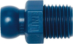Loc-Line - 1/4" Hose ID, Male to Female Coolant Hose Connector - 1/4" BSPT, For Loc-Line Modular Hose Systems - Apex Tool & Supply