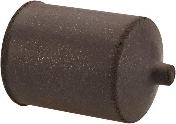 Cratex - 7/8" Max Diam x 1-1/4" Long, Cone, Rubberized Point - Medium Grade, Silicon Carbide, 1/4" Arbor Hole, Unmounted - Apex Tool & Supply