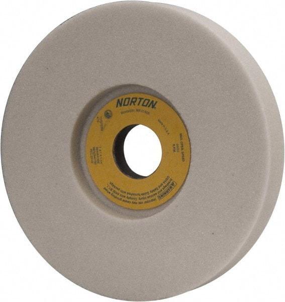 Norton - 7" Diam x 1-1/4" Hole x 1" Thick, K Hardness, 46 Grit Surface Grinding Wheel - Aluminum Oxide, Type 5, Coarse Grade, 3,600 Max RPM, Vitrified Bond, One-Side Recess - Apex Tool & Supply