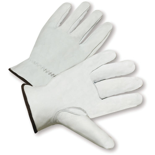 Select Grain Goatskin Leather Drivers Gloves Medium - Apex Tool & Supply