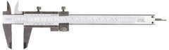 Fowler - 0 to 8" Stainless Steel Vernier Caliper - 0.02mm Graduation, 1.9" Jaw Depth, 0.0015" Accuracy, Includes Depth, Inside Diameter, Outside Diameter, Step - Apex Tool & Supply