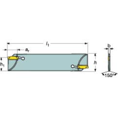 N123D15-21A2 CoroCut® 1-2 Blade for Parting - Apex Tool & Supply