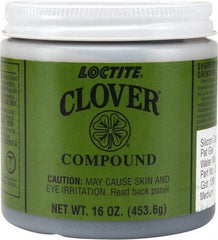 Loctite - 1 Lb Water Soluble Compound - Compound Grade Very Fine, 180 Grit, Black & Gray, Use on General Purpose - Apex Tool & Supply
