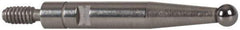 INTERAPID - 0.08" Ball Diam, Carbide, Ball Test Indicator Contact Point - 0.65" Contact Point Length, Use with Brown & Sharpe Interapid 312 Dial Test Indicators (Except 74.111965 & 74.111958) - Apex Tool & Supply