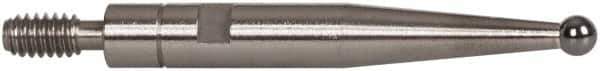INTERAPID - 0.06" Ball Diam, Carbide, Ball Test Indicator Contact Point - 0.65" Contact Point Length, Use with Brown & Sharpe Interapid 312 Dial Test Indicators (Except 74.111965 & 74.111958) - Apex Tool & Supply