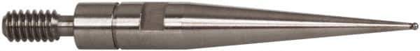 INTERAPID - 0.015" Ball Diam, Carbide, Ball Test Indicator Contact Point - 0.65" Contact Point Length, Use with Interapid Dial Test Indicators - Apex Tool & Supply