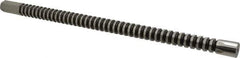 Dumont Minute Man - 7/8" Hex, 7/8" Pilot Hole Diam, 5/8 to 2" Length of Cut, Hexagon Broach - 1.008 to 1.01" Across Corners, 18-1/2" OAL, 8,400 Lb Pressure for Max Length of Cut, 3/8" Pitch, High Speed Steel - Apex Tool & Supply