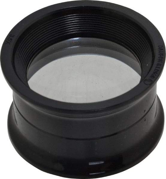 Bausch & Lomb - 3.5x Magnification, 3 Inch Focal Distance, Glass Lens, Handheld Magnifier - 2 Lenses, Round - Apex Tool & Supply