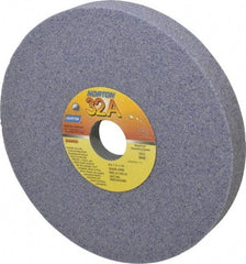 Norton - 8" Diam x 1-1/4" Hole x 1" Thick, J Hardness, 46 Grit Surface Grinding Wheel - Aluminum Oxide, Type 5, Coarse Grade, 3,600 Max RPM, Vitrified Bond, One-Side Recess - Apex Tool & Supply
