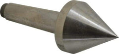 Riten - 2-3/4" Head Diam, Hardened Tool Steel Pipe Nose Point Solid Dead Center - 4MT Morse Taper, 2-3/4" Point Diam, 2.37" Point Length - Apex Tool & Supply