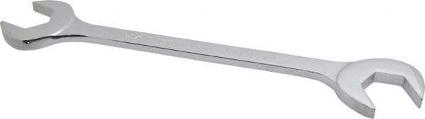 Proto - 1-5/16" Standard Open End Wrench - 13-1/8" OAL, Double End, Chrome Finish, 15° & 60° Head Angle - Apex Tool & Supply