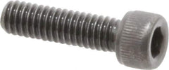 Value Collection - #3-56 UNF Hex Socket Drive, Socket Cap Screw - Alloy Steel, Black Oxide Finish, Fully Threaded, 3/8" Length Under Head - Apex Tool & Supply